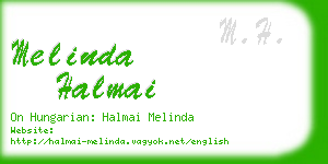 melinda halmai business card